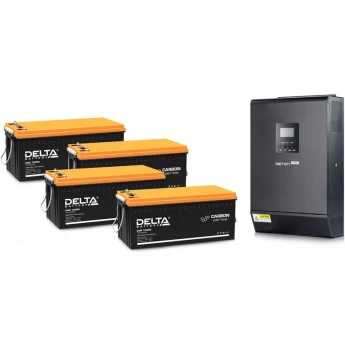 Комплект Инвертор SmartWatt Hybrid 5K + DELTA CGD 12200 4 шт 14250