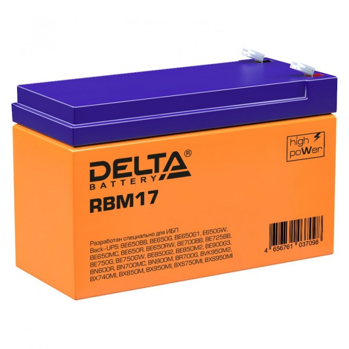 Аккумулятор DELTA RBM17 17080