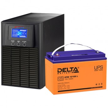 Комплект ИБП ELTENA E 1000LT 12V+ Аккумулятор DELTA DTM 12100L 2748