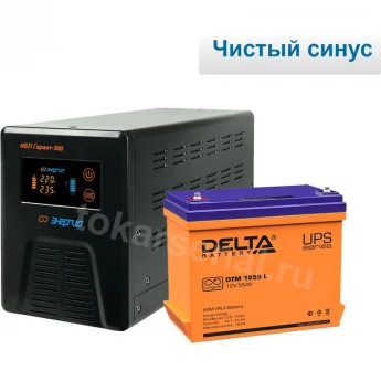 Комплект ИБП Энергия Гарант 500 + Аккумулятор DELTA DTM 1255L 2838