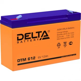 Аккумулятор DELTA DTM 612 650
