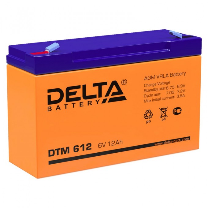 Аккумулятор DELTA DTM 612 650