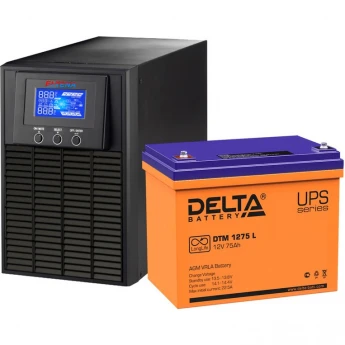 Комплект ИБП ELTENA E 1000LT 12V+ Аккумулятор DELTA DTM 1275L 9477